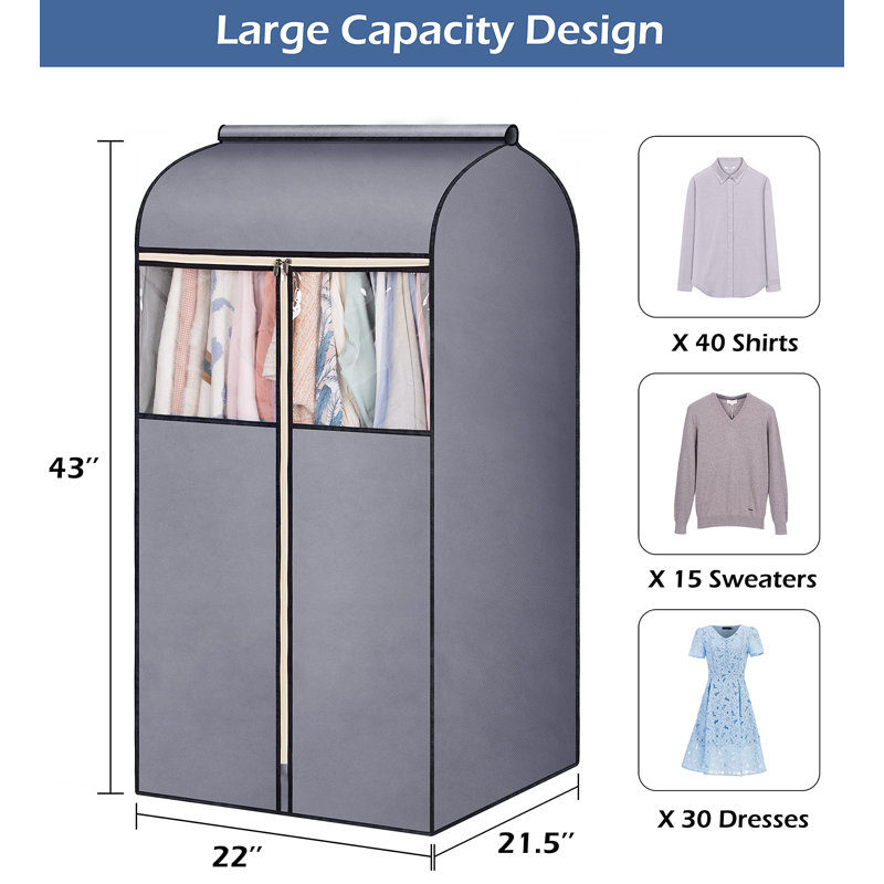 Rebrilliant Ayuub Fabric Garment Bag Wayfair